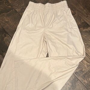 Aerie Women's Cream Track Pants